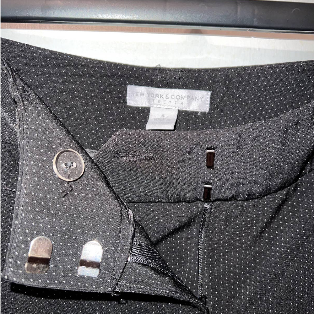 New York & Company womens polka dot dress pants size 4 - Picture 3 of 7